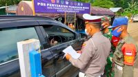Perbatasan Sumut- Riau Disekat, 150 Kendaraan Diperiksa, Hasilnya 53 Disuruh Putar Balik