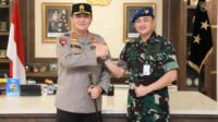 Danlanud RsN Bersama Komandan Satpom Lanud Datangi Mapolda Riau