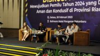 Polda Riau Inisiasi Diskusi Panel Bersama Penyelenggara Dan Parpol, Wujudkan Pemilu Aman Dan Kondusif
