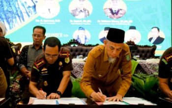 Atasi Permasalahan Sektor Sawit Di Riau, Walikota Dan Kajari Dumai Turut Teken MoU Komitmen Program “JAGA JAPIN”